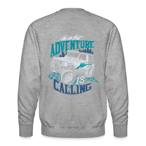 AWESOME OFFROAD TRUCK - ADVENTURE IS CALLING - Männer Premium Pullover
