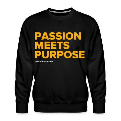 PassionMeetsPurpose - Men's Premium Sweatshirt