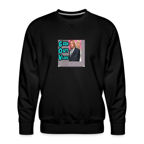 GeekOut Vlogs NES logo - Men's Premium Sweatshirt