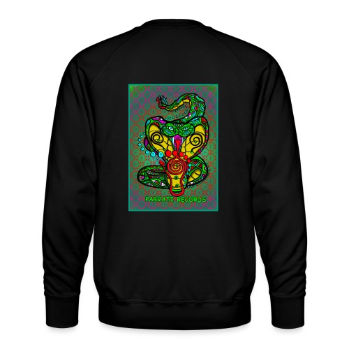 Parvati Cobra Snake by Hamster Art - Men's Premium Sweatshirt
