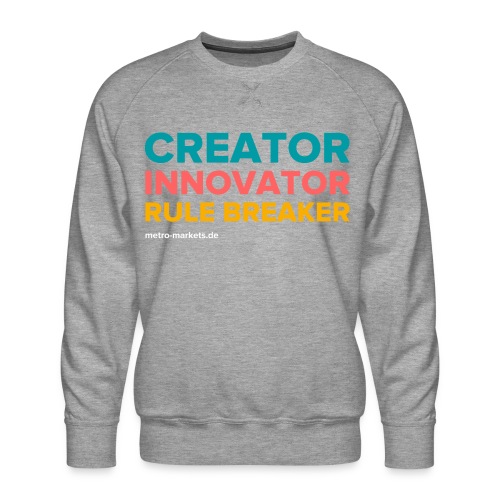 CreatorInnovatorRuleBreaker - Men's Premium Sweatshirt