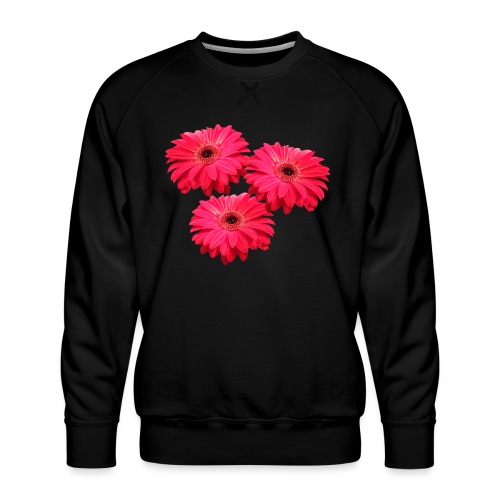 blühende Gerbera Blume Gerberas Blüten floral - Männer Premium Pullover