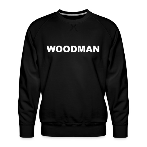 WOODMAN white - Männer Premium Pullover