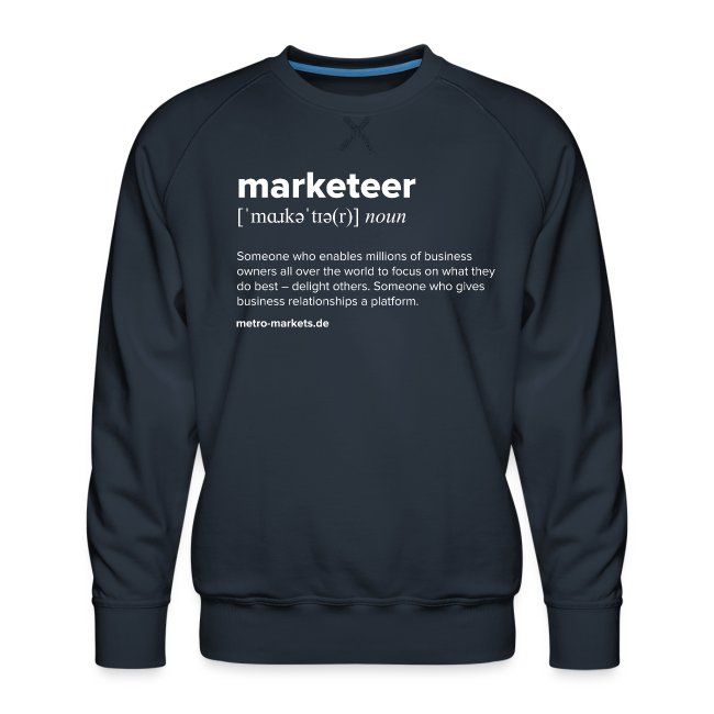 Definition of marketeer