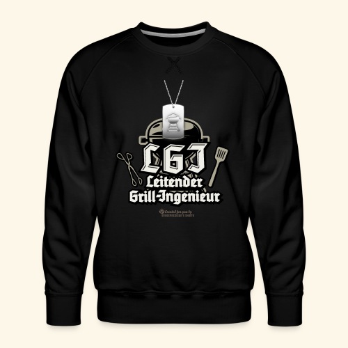 LGI Hundemarke Leitender Grill Ingenieur - Männer Premium Pullover