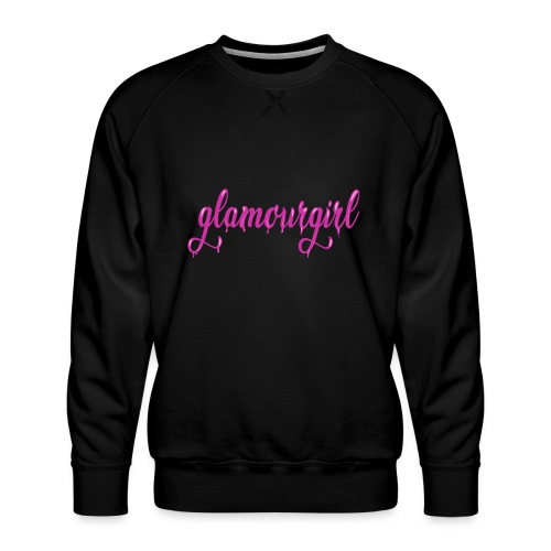Glamourgirl dripping letters - Mannen premium sweater