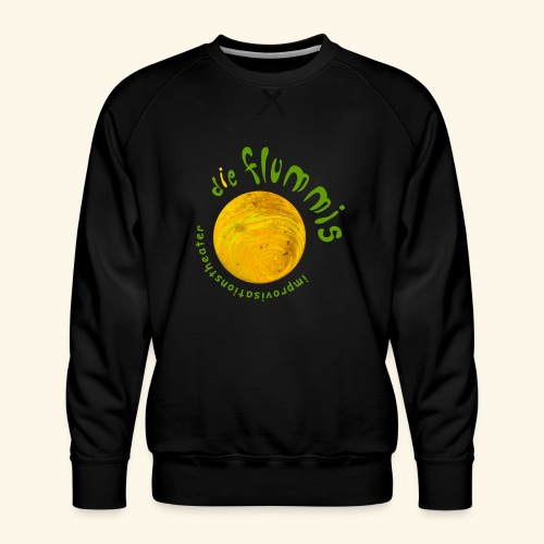 Flummi Logo rund gelb - Männer Premium Pullover