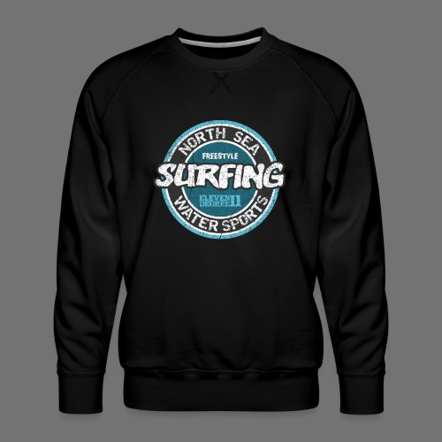 North Sea Surfing (oldstyle) - Miesten premium-collegepaita