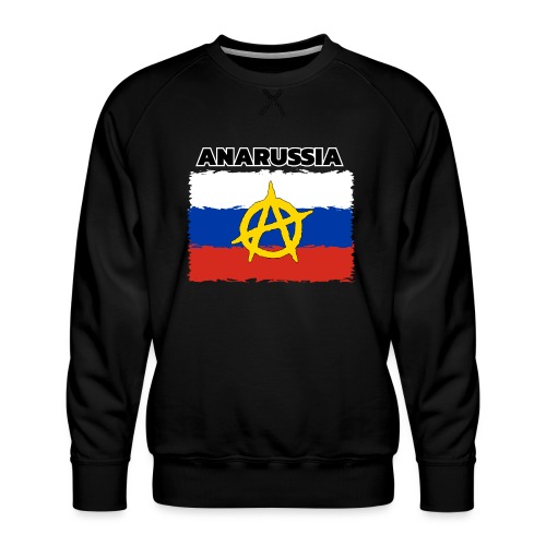 Anarussia Russia Flag Anarchy - Männer Premium Pullover