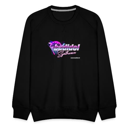 badidol Synthwave - Men's Premium Sweatshirt