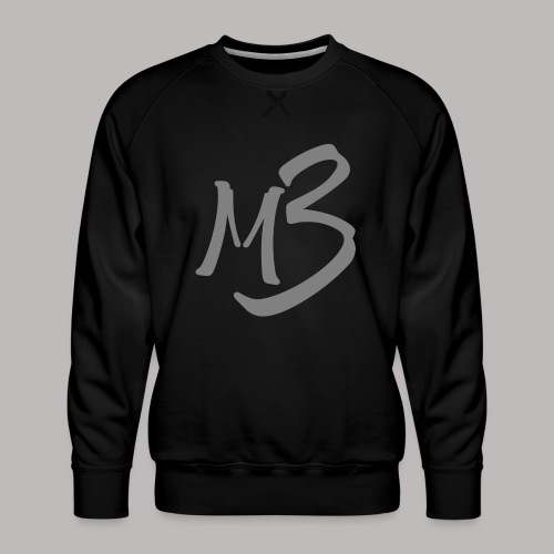 MBThirteen Logo grey - Men's Premium Sweatshirt