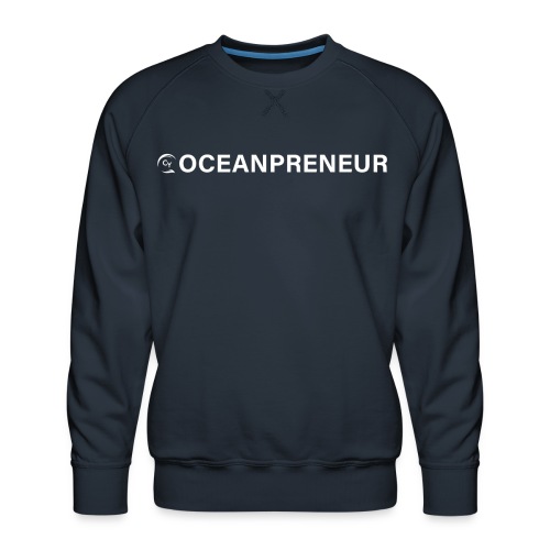 oceanpreneuer white - Männer Premium Pullover
