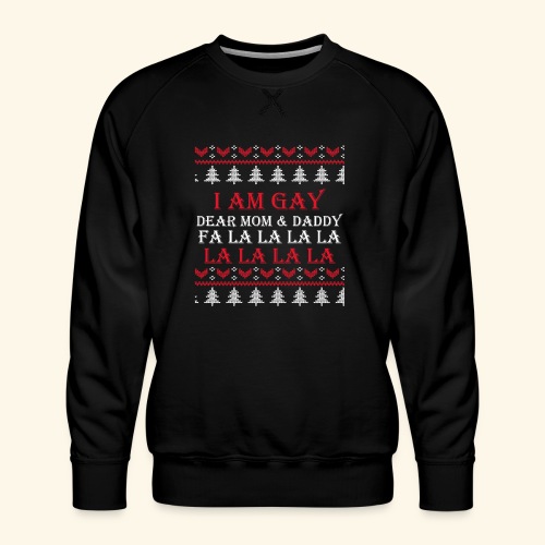 Gay Christmas sweater - Bluza męska Premium