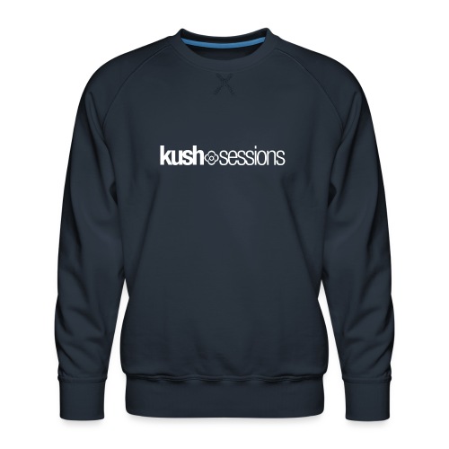 KushSessions (white logo) - Mannen premium sweater