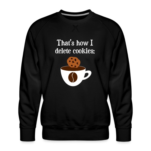 Cookies Kaffee Nerd Geek - Männer Premium Pullover