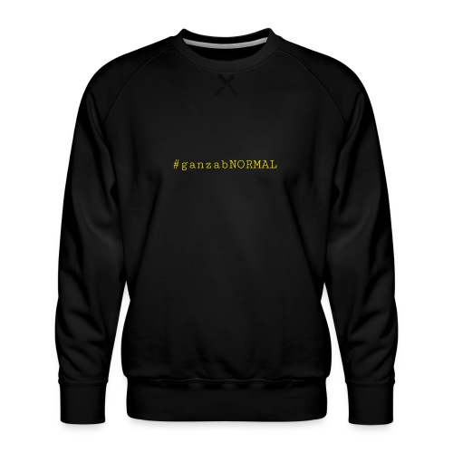 #ganzabNORMAL_Classic - Männer Premium Pullover