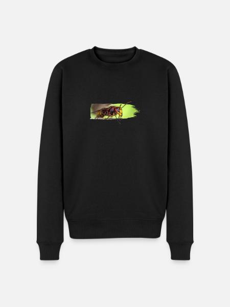Hornisse 2 - Männer Premium Bio Pullover - Schwarz