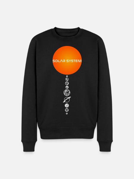 The Sun and the Planets - Men's Premium Organic Jumper - black