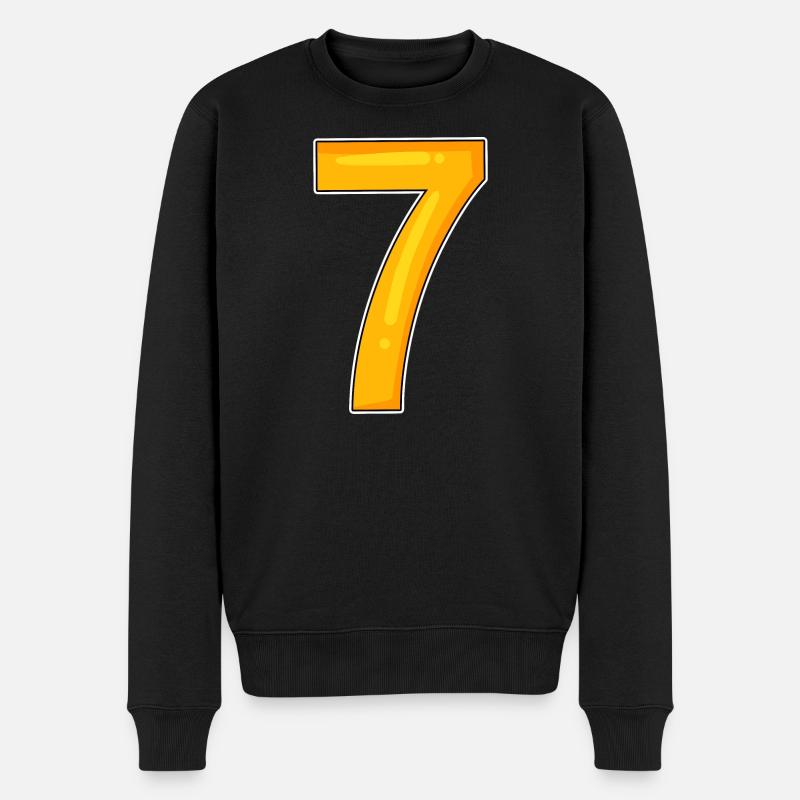 Numéro Sept - Numéro Numéro 7 - Pull Premium bio Homme - noir