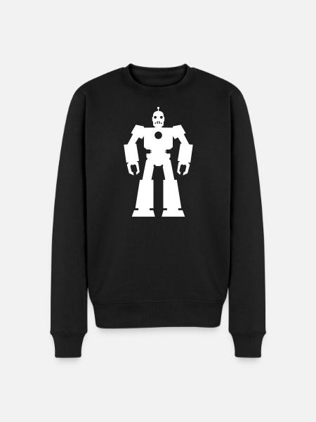 Robots – AI Technology Sci-Fi Nerd Design - Men's Premium Organic Jumper - black