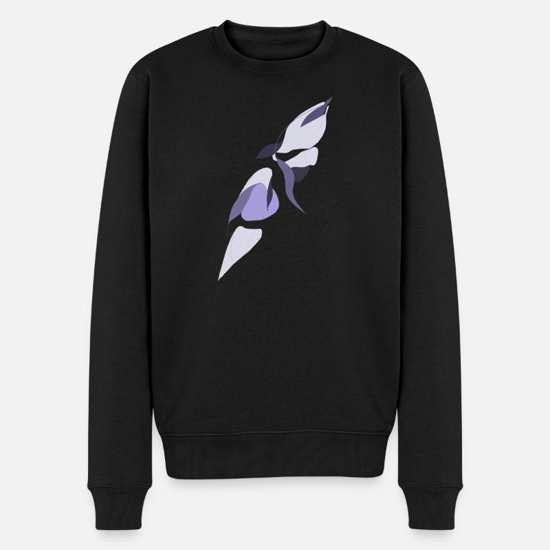 Ailes d’Ombre et de Lumière - Pull Premium bio Homme - noir