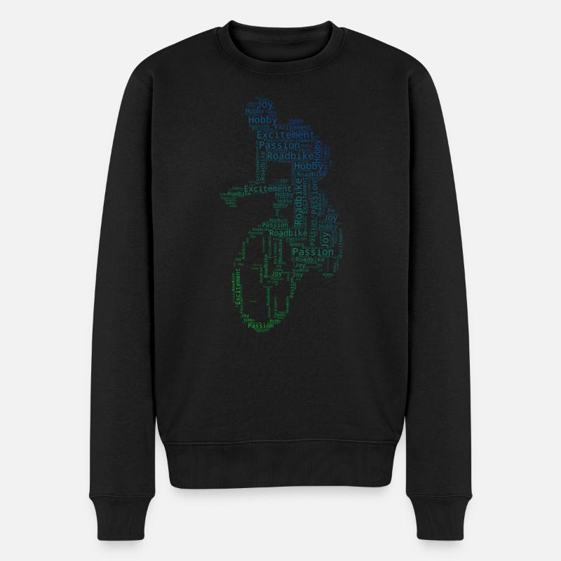 Vélo de route pour femmes Vélo de route Vélo de route - Pull Premium bio Homme - noir