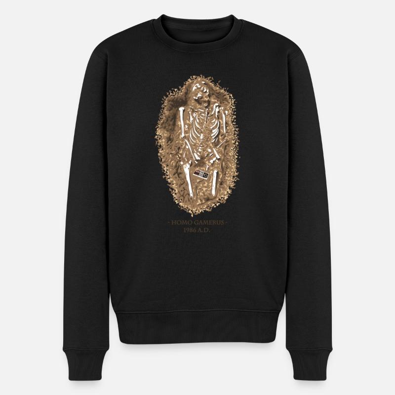 Fouille archeologique - Pull Premium bio Homme - noir