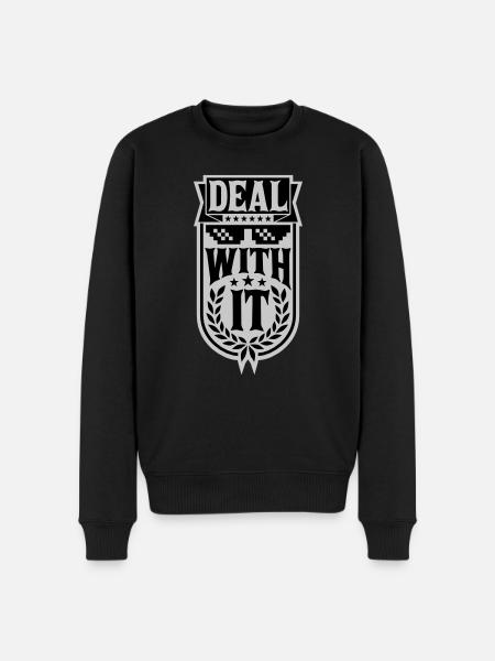 Bannière Traitez-le - Pull Premium bio Homme - noir