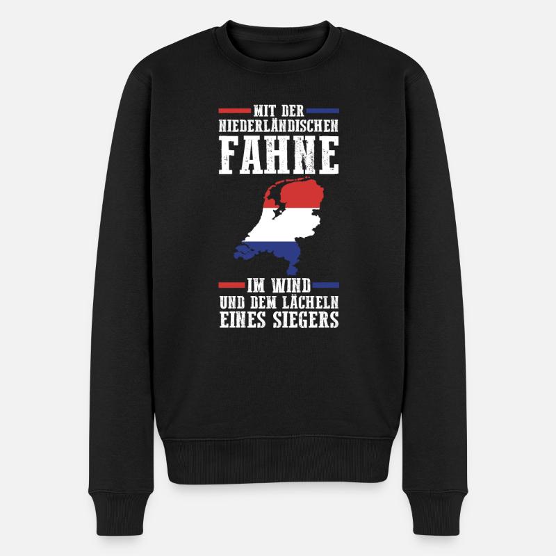 Pays-Bas Pays-Bas Pays-Bas - Pull Premium bio Homme - noir