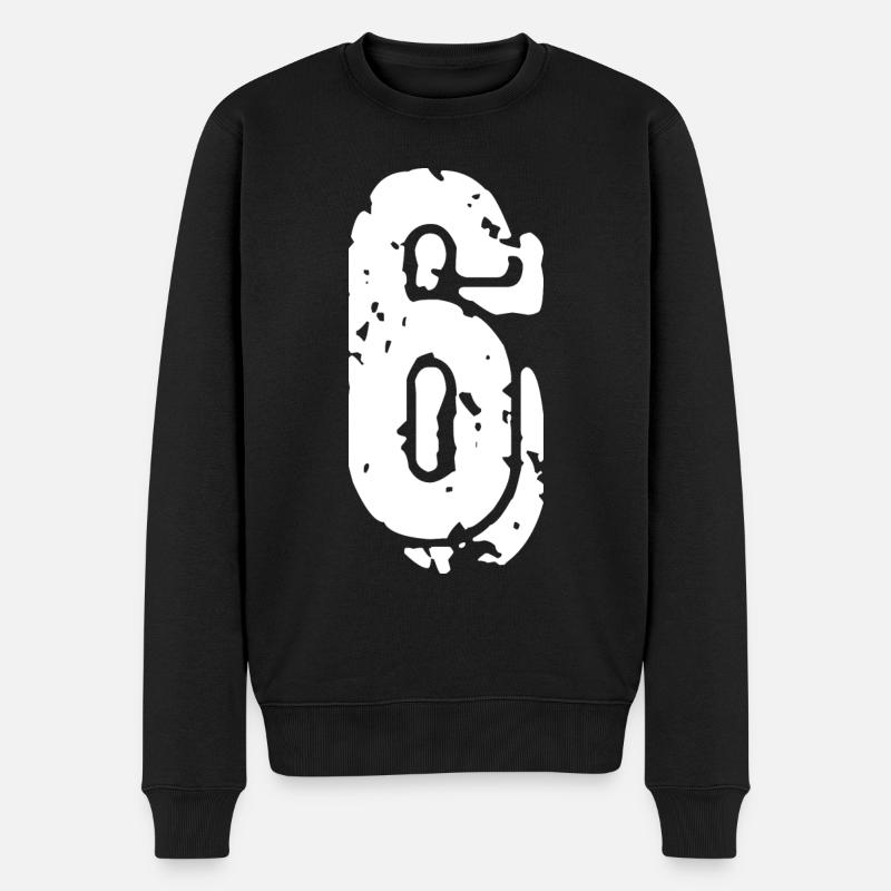 Maillot numéro 6 - Pull Premium bio Homme - noir