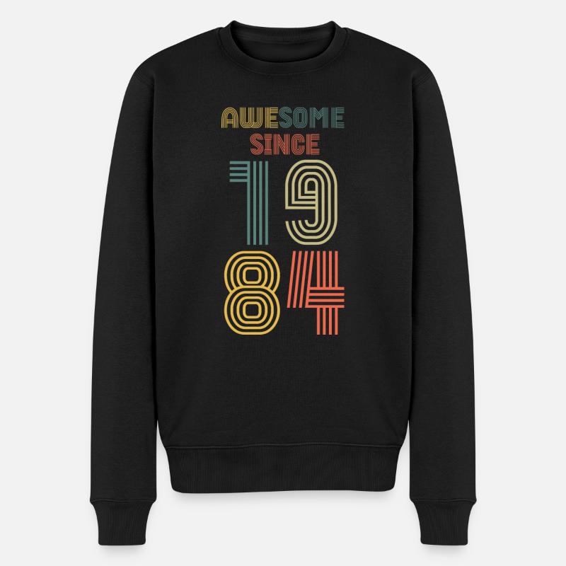 40e anniversaire 1984 - Pull Premium bio Homme - noir