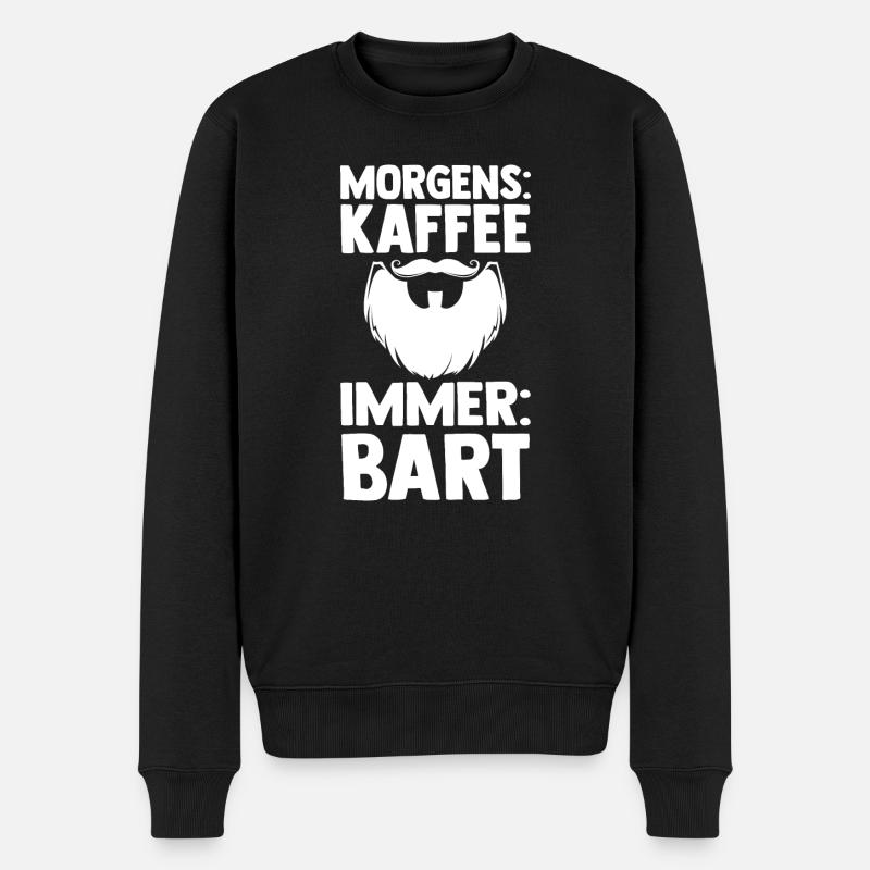 Bearded Bearded Beard - Men's Premium Organic Jumper - black
