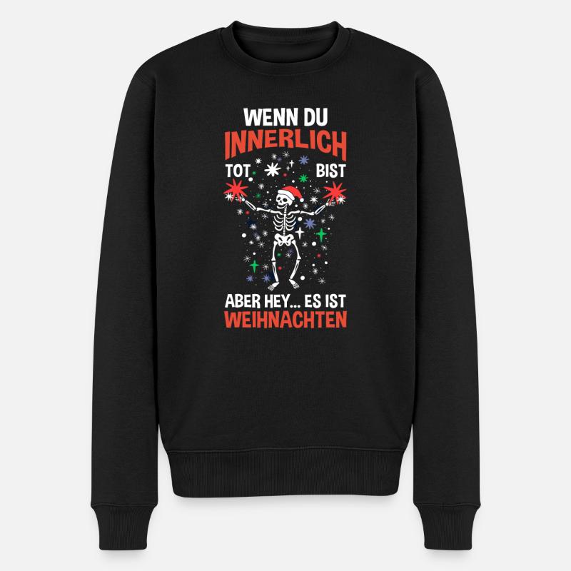 Noël du Père Noël - Pull Premium bio Homme - noir