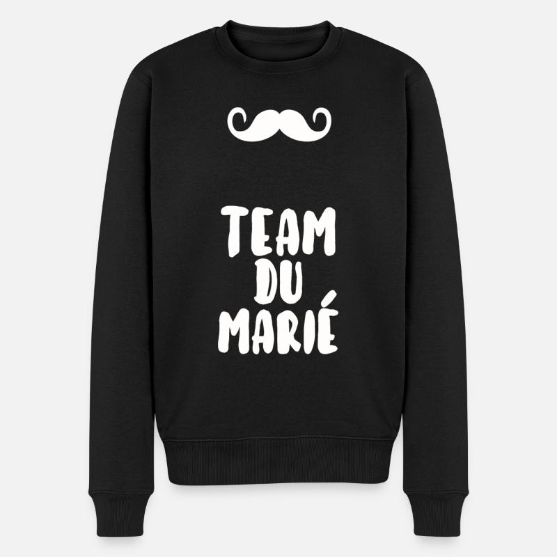 Team du marié - Pull Premium bio Homme - noir