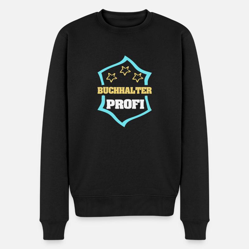 Comptable - Pull Premium bio Homme - noir