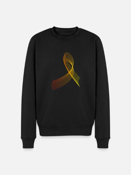 Cool, abstract and futuristic pattern - Men's Premium Organic Jumper - black