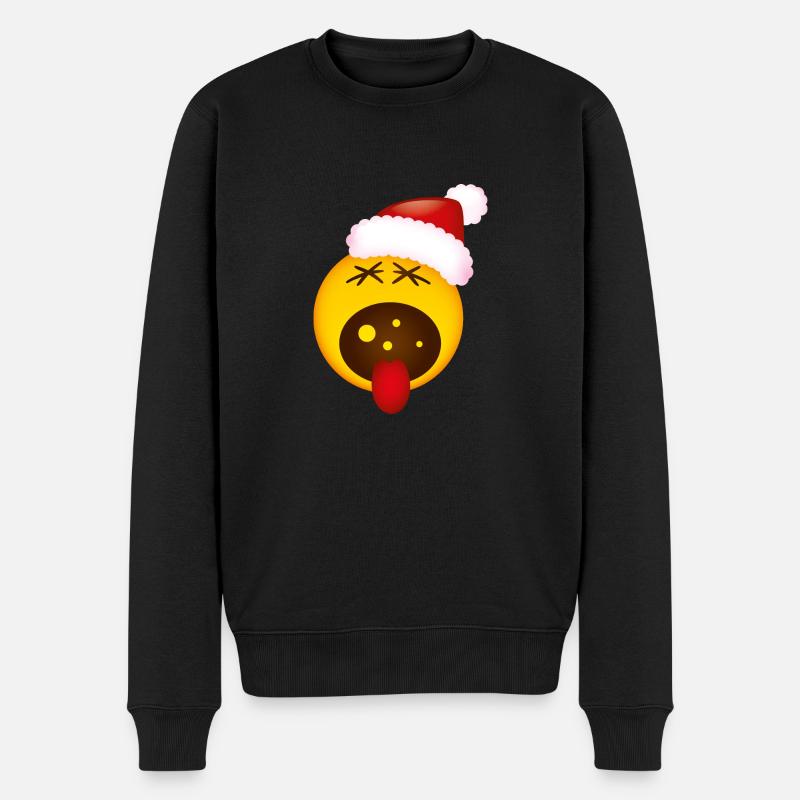 Smiley Christmas Scream - Pull Premium bio Homme - noir