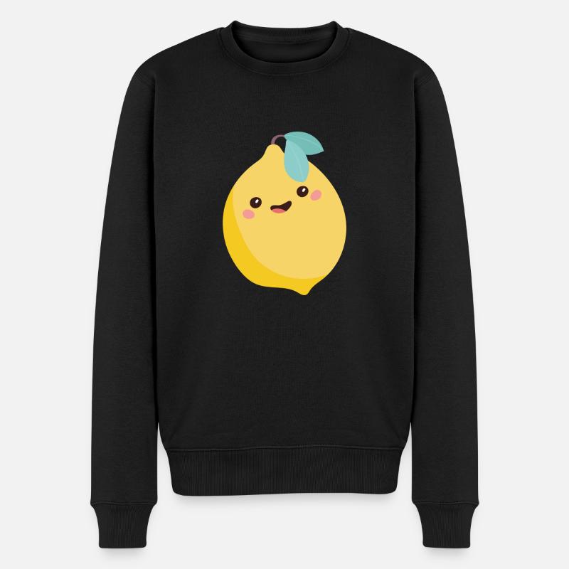 citron - Pull Premium bio Homme - noir