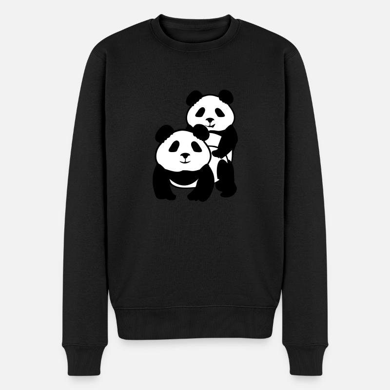 Style de panda - Pull Premium bio Homme - noir