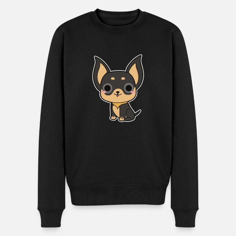 Chihuahua - Pull Premium bio Homme - noir