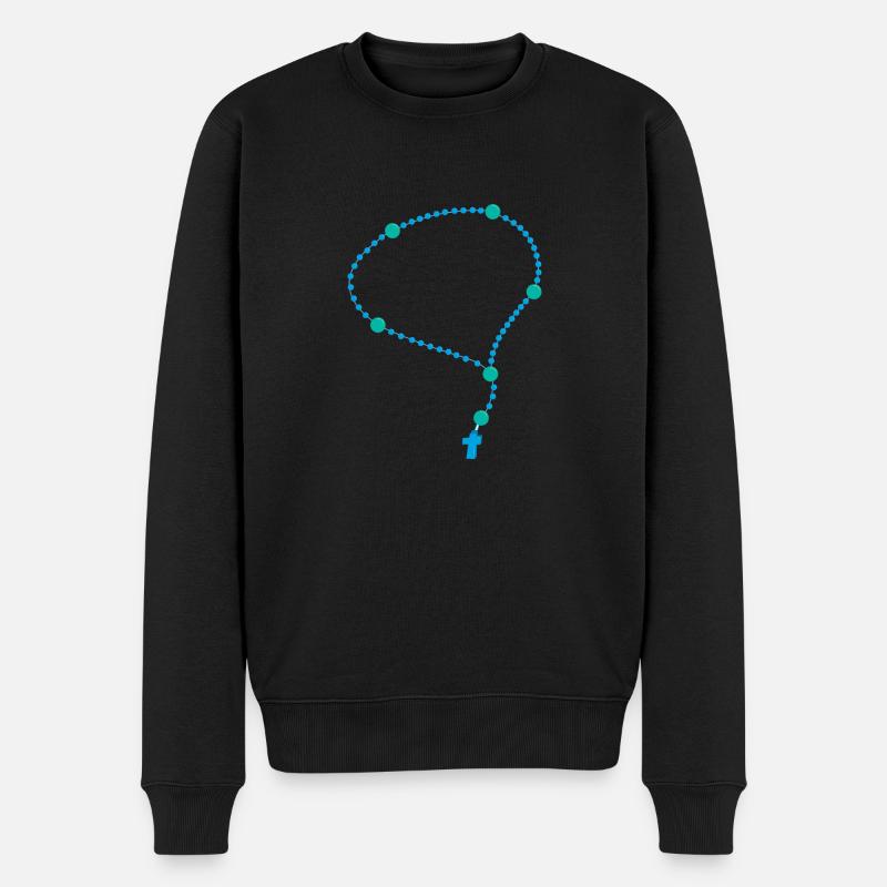 chapelet - Pull Premium bio Homme - noir