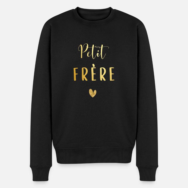 Petit frère - Pull Premium bio Homme - noir