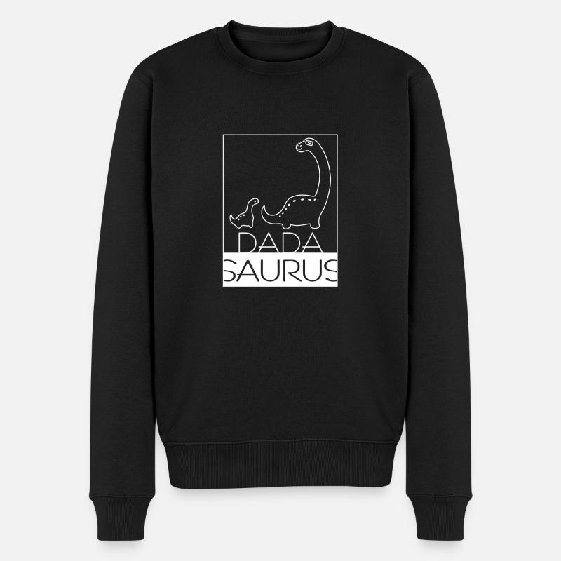 dadasaurus - Pull Premium bio Homme - noir