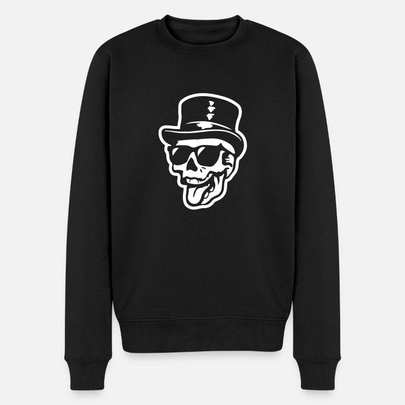 Crâne de marié - Pull Premium bio Homme - noir