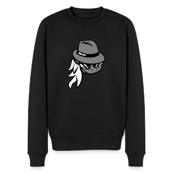 Cheval Gangster Chapeau Lunettes de soleil Criminal Cool - Pull Premium bio Homme - noir - Devant - Nico (187cm)