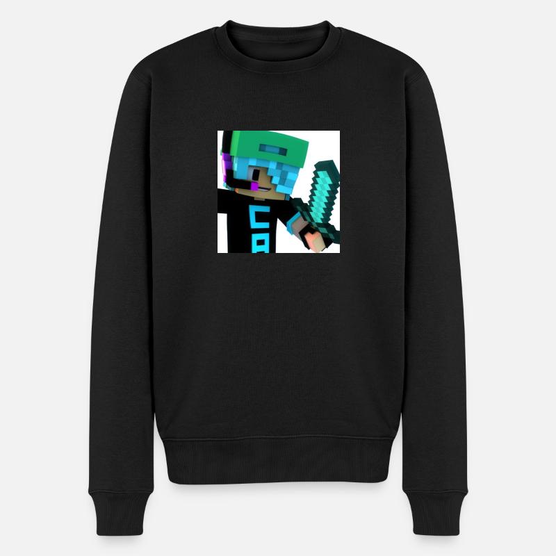 Minecraaft - Pull Premium bio Homme - noir