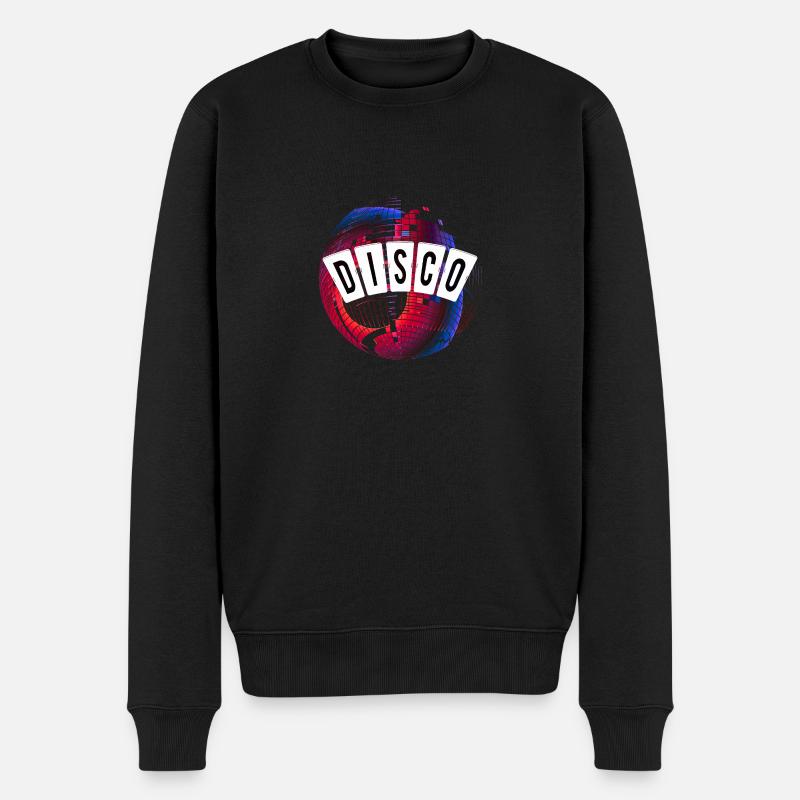 Disco 2 - Männer Premium Bio Pullover - Schwarz