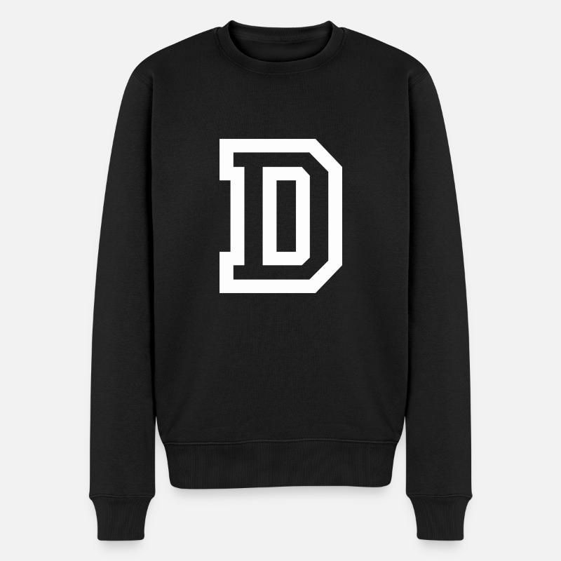 D-Town Rockt! - Männer Premium Bio Pullover - Schwarz