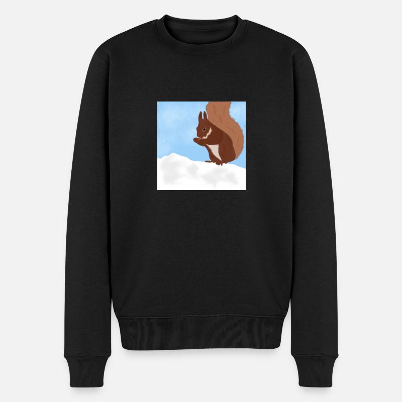 Écureuil - Pull Premium bio Homme - noir