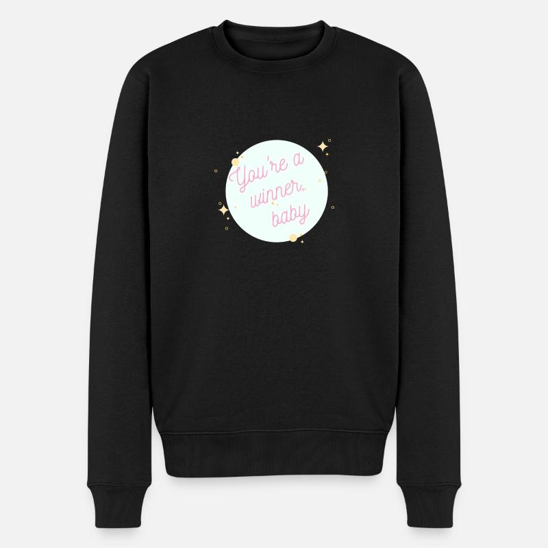 Vous êtes un bébé gagnant - Pull Premium bio Homme - noir
